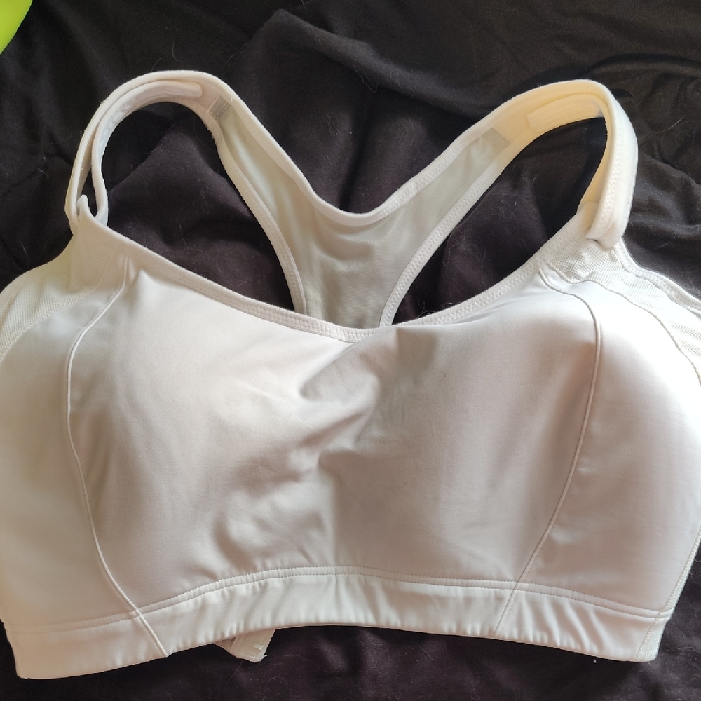 Women's White Sports Bra 36h